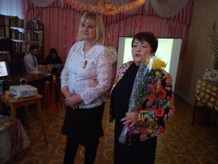 Встреча в библиотеке  с многодетной мамой Т.В.Зубковой